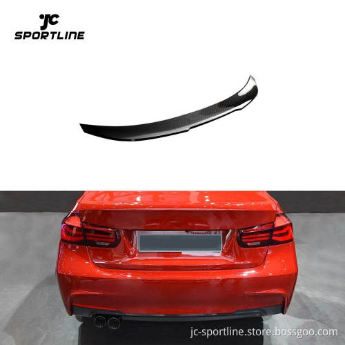 Dry Carbon Fiber Rear Trunk Spoiler Compatible with BMW 3 Series F30 F35 F80 318i 320i 325i 328i 330i 335i 340i 2012-2019